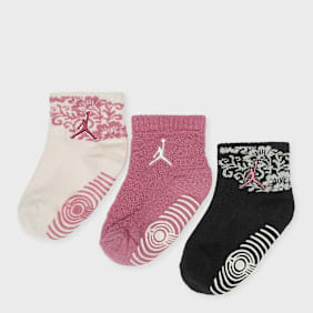 Jordan 3 PACK - Infant/Toddler Floral Lace Quarter multicolor
