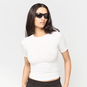 Decibel Basic Baby Tee wit
