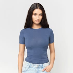 Decibel Basic Baby Tee bleu