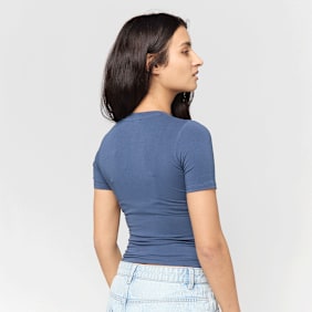 Decibel Basic Baby Tee azul