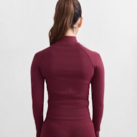aim'n Shape Seamless Zip Jacket rouge