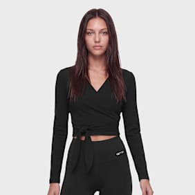 aim'n Shape Seamless Wrap Long Sleeve czarny