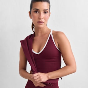 aim'n Shape Seamless Cross Back Bralette rot