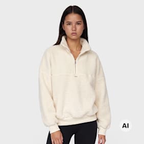 aim'n Pile Half Zip beż