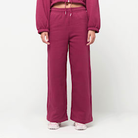 Urban Classics Ladies Fluffy Wideleg Trackpants rood