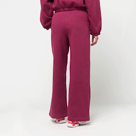 Urban Classics Ladies Fluffy Wideleg Trackpants vermelho