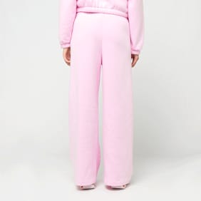 Urban Classics Ladies Fluffy Wideleg Trackpants rose
