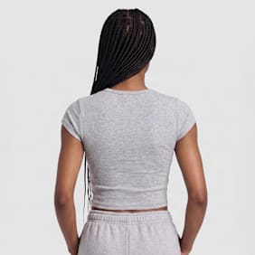 Urban Classics Ladies Super Slim Short Sleeve Tee grau