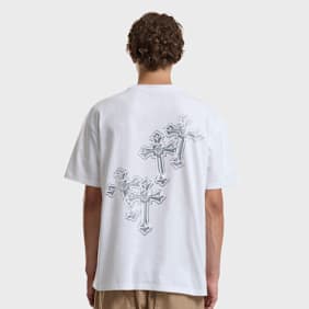 Mister Tee Six Crosses Oversize Tee blanco