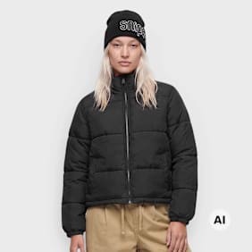 Urban Classics Ladies Short Puffer Jacket black Undefinierte Farbe