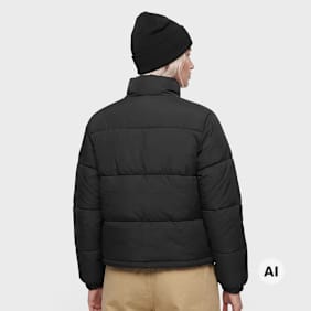 Urban Classics Ladies Short Puffer Jacket noir