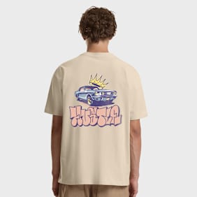 Mister Tee Crown Car Oversize Tee beige