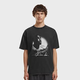 Mister Tee 2Pac Spotlight Vintage Oversize Tee czarny