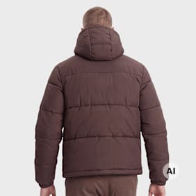 Urban Classics Puffer Jacket With Hood amarillo
