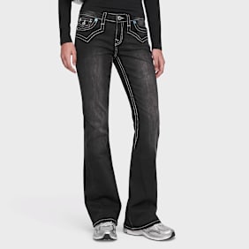 True Religion WESTERN YOKE JOEY LR FLARE FLAP night signal plava