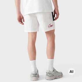 Lacoste Sport-Trainingshose mit Print Weiß