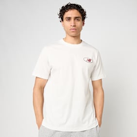 New Balance Oval T-Shirt weiß