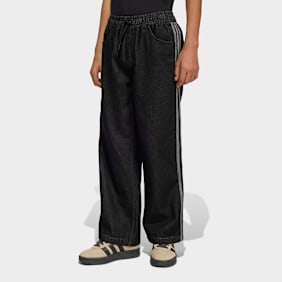 adidas Originals Firebird Denim Trackpants preto