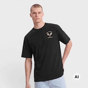 Sergio Tacchini Britpop T-Shirt nero