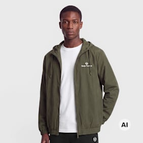 Sergio Tacchini Carson Ripstop Stretch Hoodie Tracktop vert