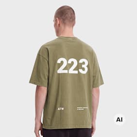 HALO Graphic Boxy T-Shirt zelena