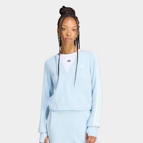 adidas Originals Adiluna Season 2 X Jennie Knitted Wrap Around Cardigan azul