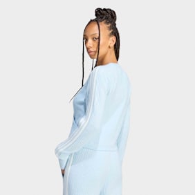 adidas Originals Adiluna Season 2 X Jennie Knitted Wrap Around Cardigan plava
