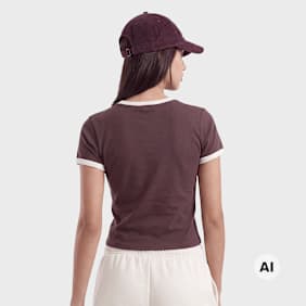 New Balance Trackside Ringer T-Shirt crvena