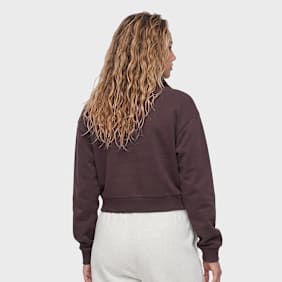 New Balance Athletics Premium Logo Oversized Half Zip fioletowy