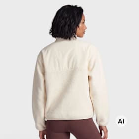 New Balance High Pile Fleece Jacket bege