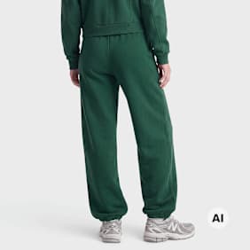 New Balance Athletics Crafted Fleece Pant zelena