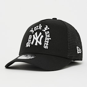 New Era 9FORTY Wordmark Trucker New York Yankees crna