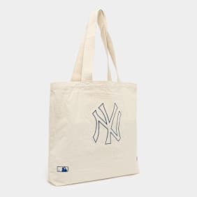 New Era MLB Light Canvas Tote New York Yankees beige