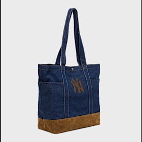 New Era SUEDE DENIM TOTE NEW YORK YANKEES navy bleu