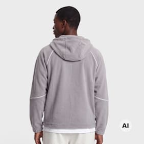 New Balance Trackside Polar Fleece Hoodie Schwarz