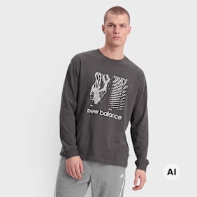 New Balance Nocturnal Run Long Sleeve szary