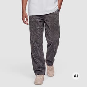 Karl Kani OG Corduroy Relaxed Baggy Pants grau