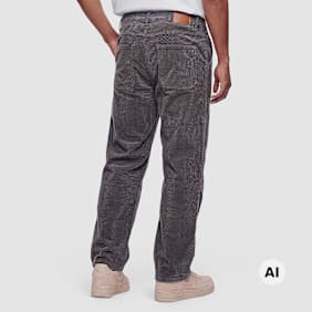 Karl Kani OG Corduroy Relaxed Baggy Pants grau