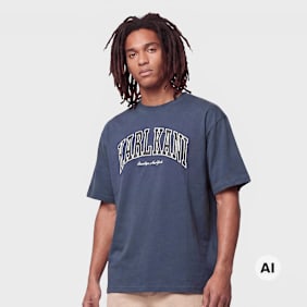 Karl Kani Kk College Oversized T-Shirt blauw