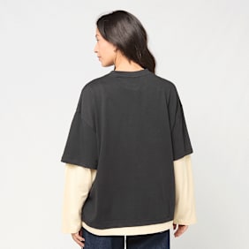 Karl Kani College Oversized Layered Longsleeve schwarz