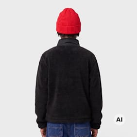 Karl Kani Signature Teddy Trackjacket Schwarz