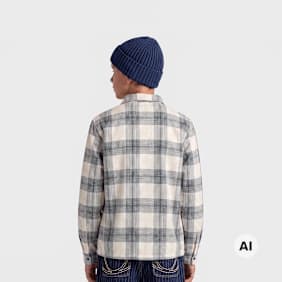 Karl Kani Kani Jeans Check Flannel Shirt Junior plava