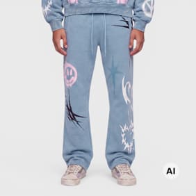 Smoke Rise Truth Fleece Pant blau
