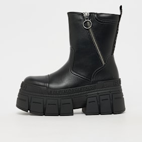 Buffalo Goshper Zip Mid Vegan Nappa black crna