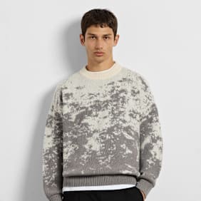 Burocs Pixel Knit Sweater grigio