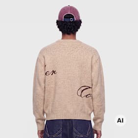 Another Cotton Lab Signature Knit Sweater bege