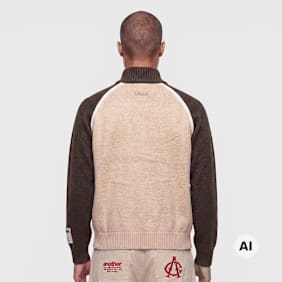 Another Cotton Lab Another Zip Cardigan bruin