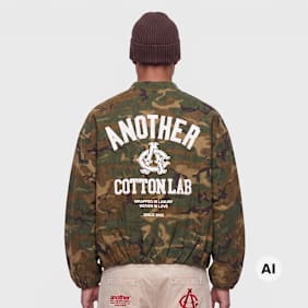 Another Cotton Lab Another Camo Pattern Bomber Jacket camouflage