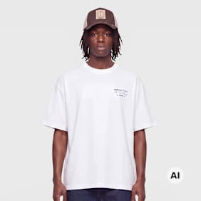 Another Cotton Lab Another Sunday T-Shirt Bianco