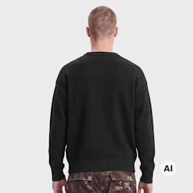 Pegador Logo Oversized Knit Sweater preto
